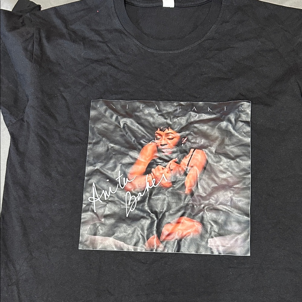 Anita Baker Black Graphic Tee